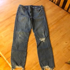 Abercrombie Simone High Rise Ankle Jean